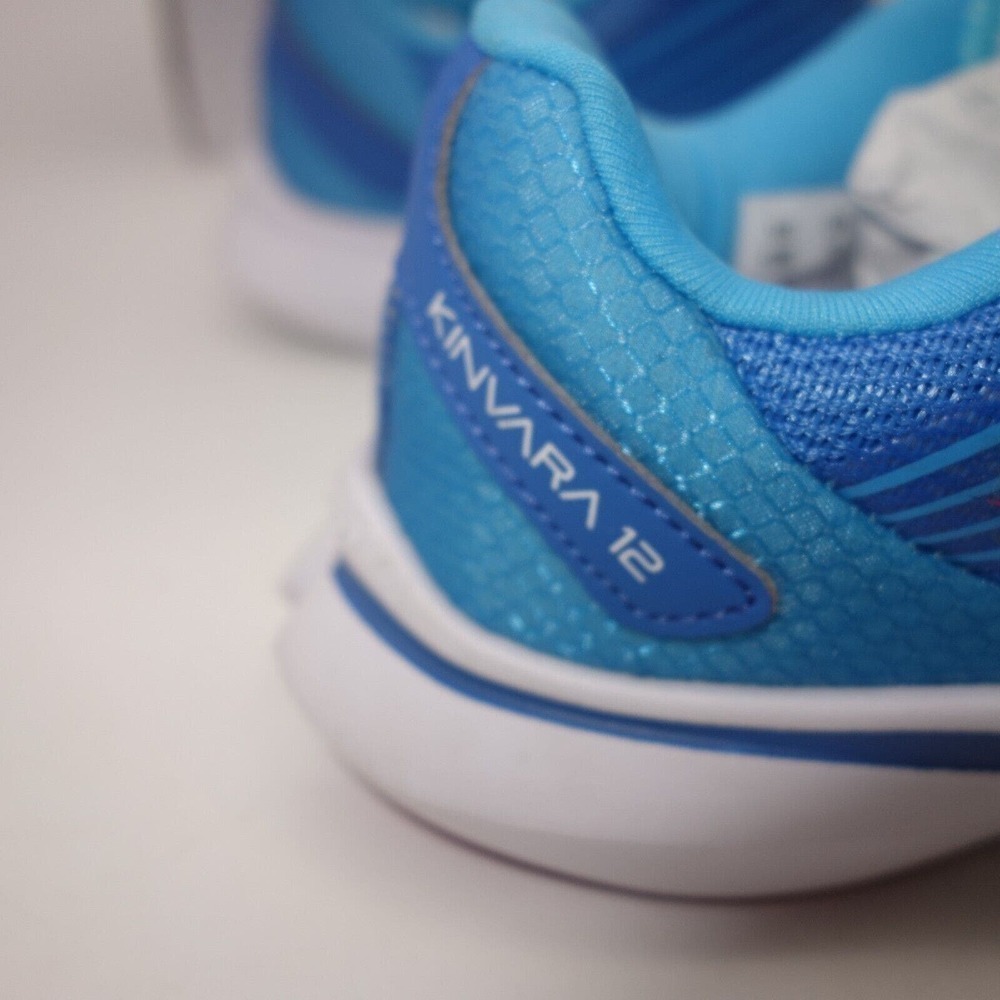 NEW Saucony Kinvara 12 Sneakers Lace Up Running Shoes Blue Pink Girl's 11 - Picture 6 of 11